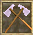 Savage's War Axe<div class="nofloat"><hr class="tooltip_bar">Gold: 7,440<br>Weight: 3<br>Max Health: 500<br>Type: <font class="tooltip_green">Axes</font><br>To Hit: <font class="tooltip_green">+5</font><br>Speed: <font class="tooltip_green">1.50</font><br>Damage Type: <font class="tooltip_green">Cut</font><br>Damage: <font class="tooltip_green">3-9</font><br>DPS: <font class="tooltip_green">4.00</font><br>Size: Small</div>